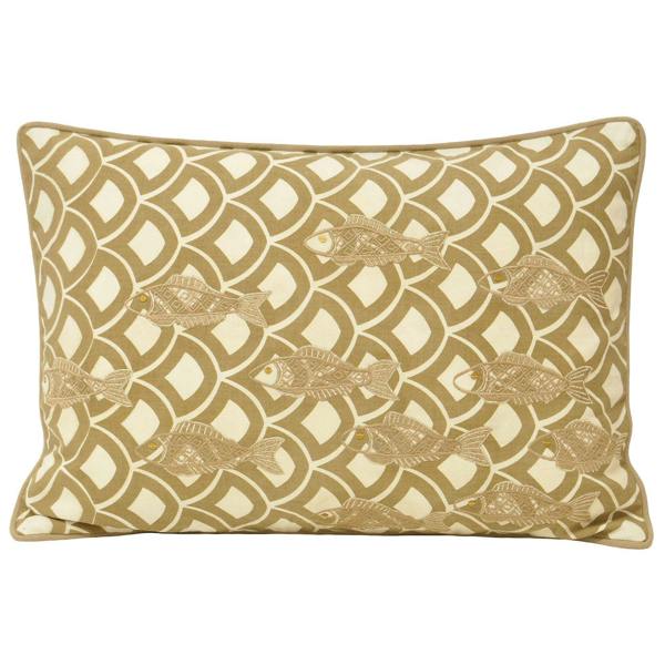 Riva Home Ionia Fish Cushion Cover - Driftwood - 