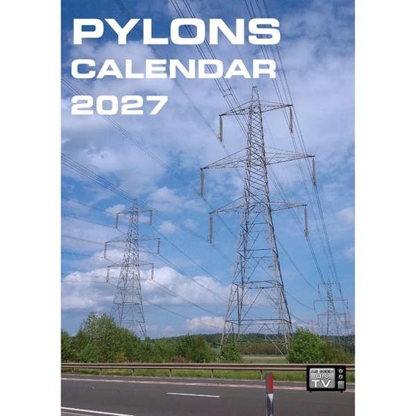 Pylons A3 Calendar 2027, Wall Calendars, Month To View, Natural World, Gift