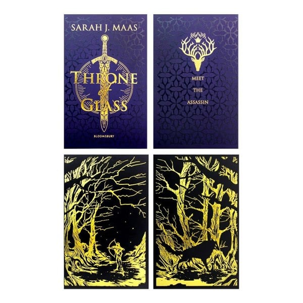 Sarah J Maas Collectors Edition 2 Book Set (Throne of Glass, A Court of Thorns and Roses)