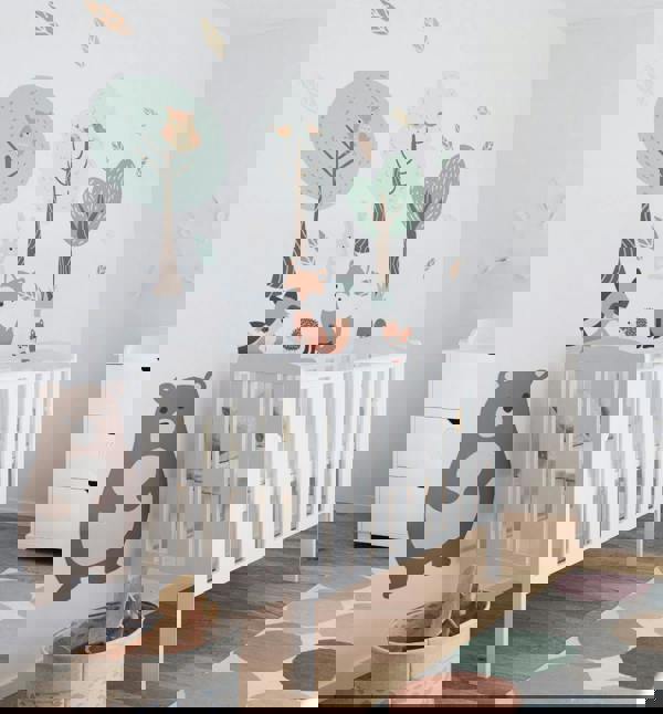 Viculii Waffi Space Saver Cot White