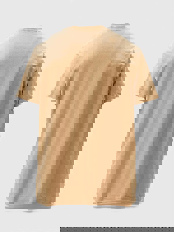 Burberry Logo Embroidered Cotton T-Shirt Soft Fawn