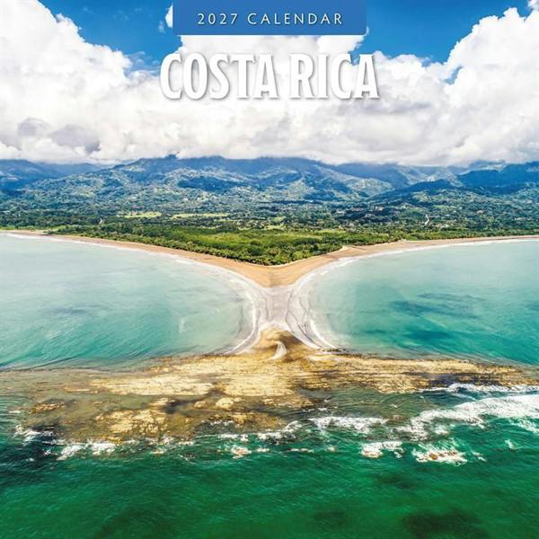 Costa Rica Calendar 2027, Wall Calendars, Month To View, Travel, Gift