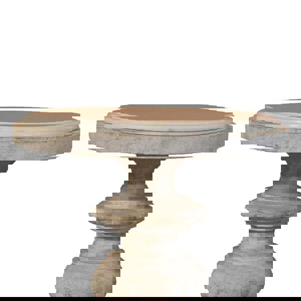 Artisan Furniture Solid Wood The Bellis Marble Accent Table