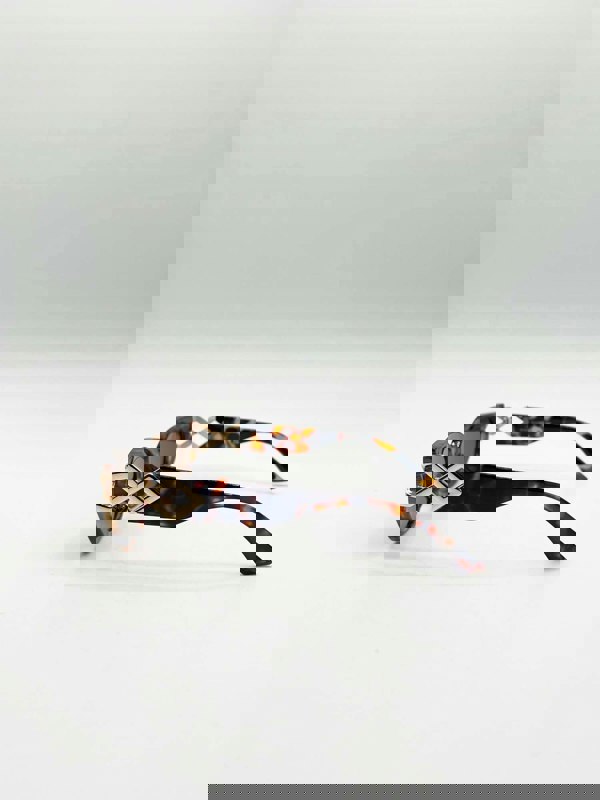 SVNX Cat-Eye Sunglasses with Side Detail in Tortoiseshell