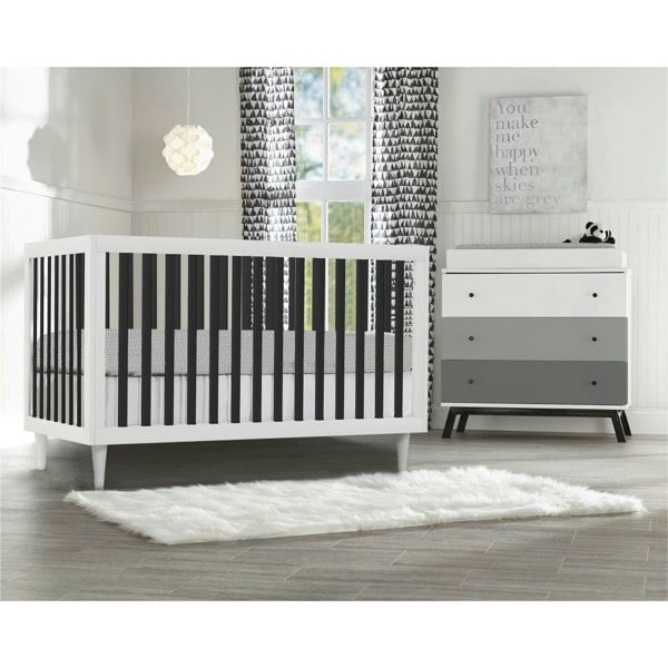 Dorel Home Rowan Valley 3 DRW Dresser Grey