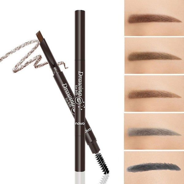 Maxdona Retractable Long Lasting Eyebrow Eye Brow Pencil with Brush