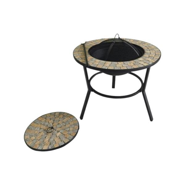 Garden Greatness Montage Mosaic Round Fire Pit