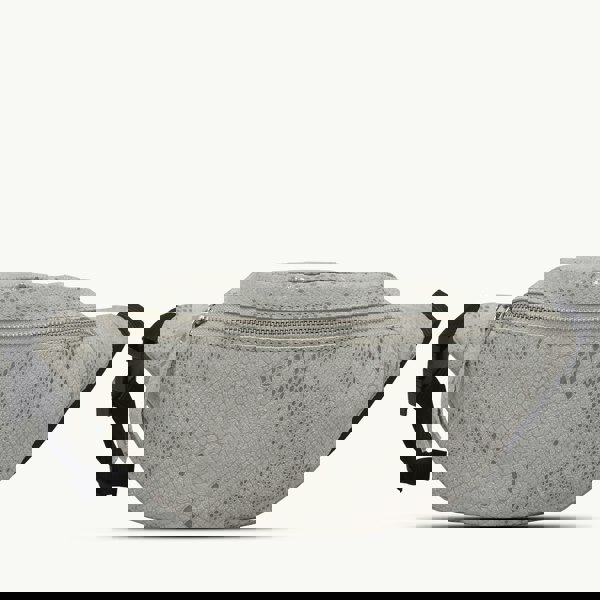 Assots London 'NOAH' Grey Python Snake Leather Bum Belt Bag