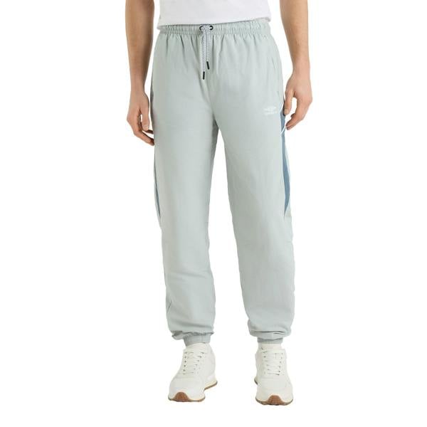 Umbro Mens Relaxed Fit Tracksuit Bottoms - Pearl Blue/Blue Mirage/Brilliant White - 