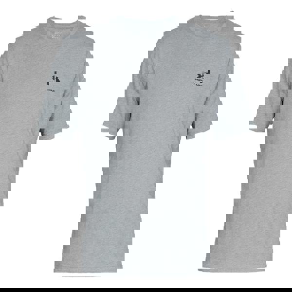 Under Armour Mens Sportstyle Short-Sleeved T-Shirt - Light Steel Heather/Black - 