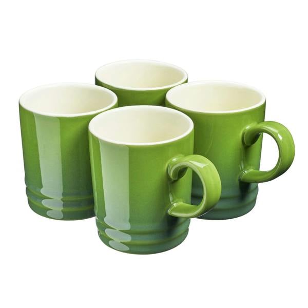 Cooks Professional 4 Piece Mug Set | 350ml | Green