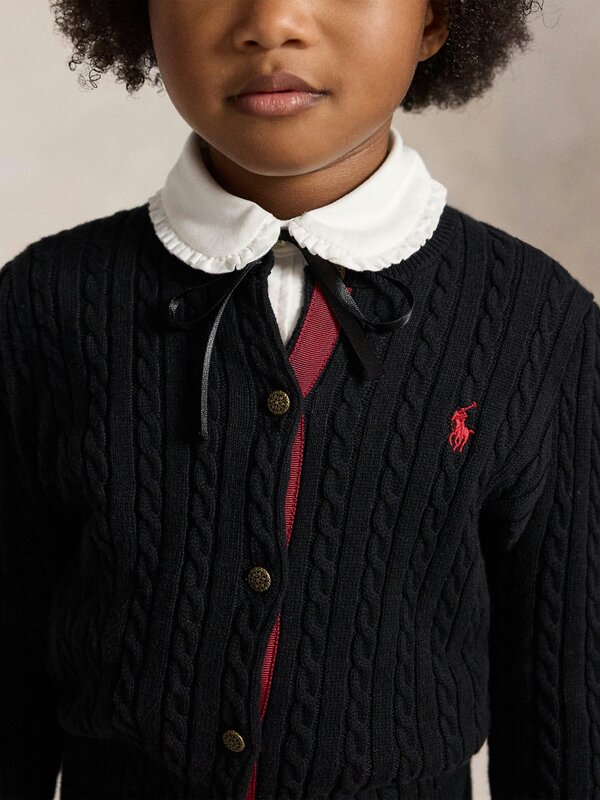 Ralph Lauren Kids Ralph Lauren Girls Cotton Skirt Set in Black