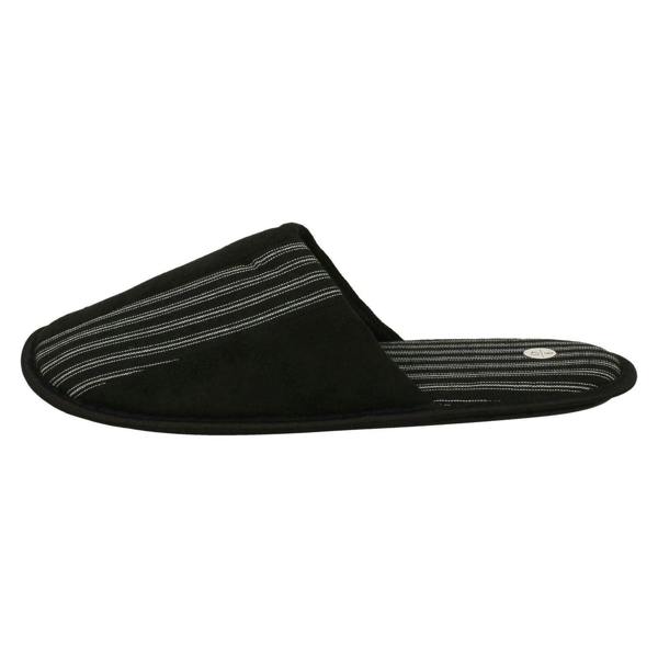 Spot On Mens Spot On Stripy Mule Slippers X2118
