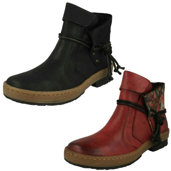 Rieker Ladies Rieker Casual Ankle Boots Z6771