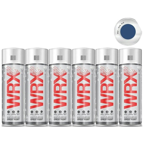 WRX 6X WRX Royal Blue Spray Paint 400ml