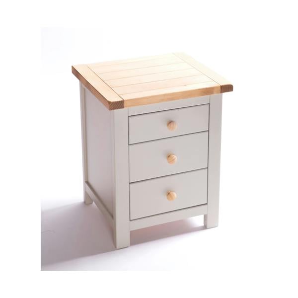 Cabinet Bits Argenta 3 Drawer Bedside Table