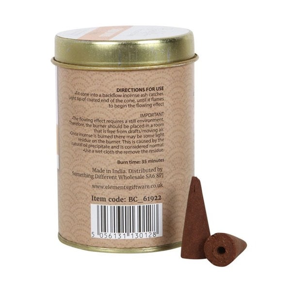 Serano 6 Tins of  Elements Sandalwood Jumbo Backflow Cones