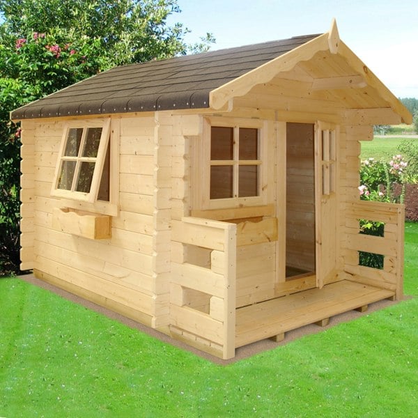 Shire 8x8 Salcey Playhouse with 28mm Cladding