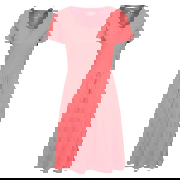 Mountain Warehouse Womens/Ladies Essentials Lora Plain Skater Dress - Coral - 