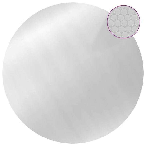 Berkfield Pool Cover Silver 455 cm PE