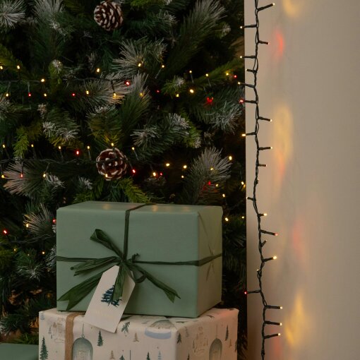 Samuel Alexander 75m 3000 LED TreeBrights Christmas String Lights in Red & Warm White