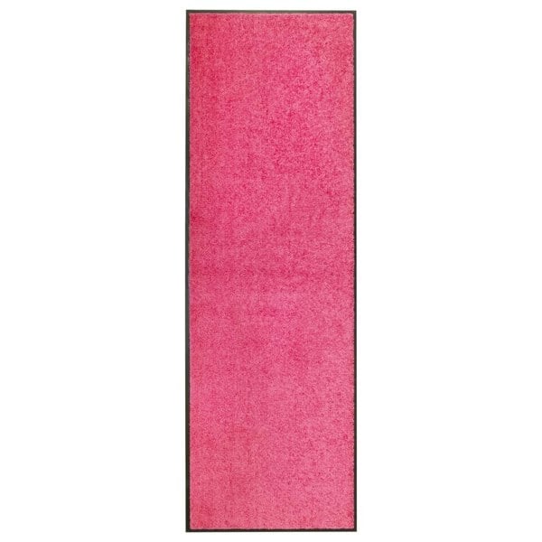 Berkfield Doormat Washable Pink 60x180 cm