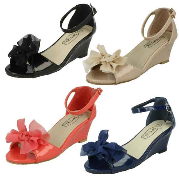 Spot On Girls Spot On Summer Wedge Sandals