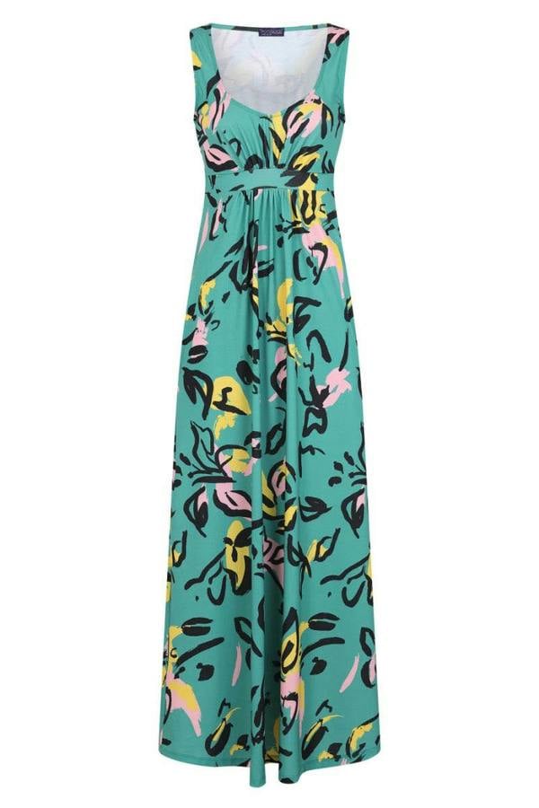 HotSquash Sleeveless Empire Line Maxi Dress