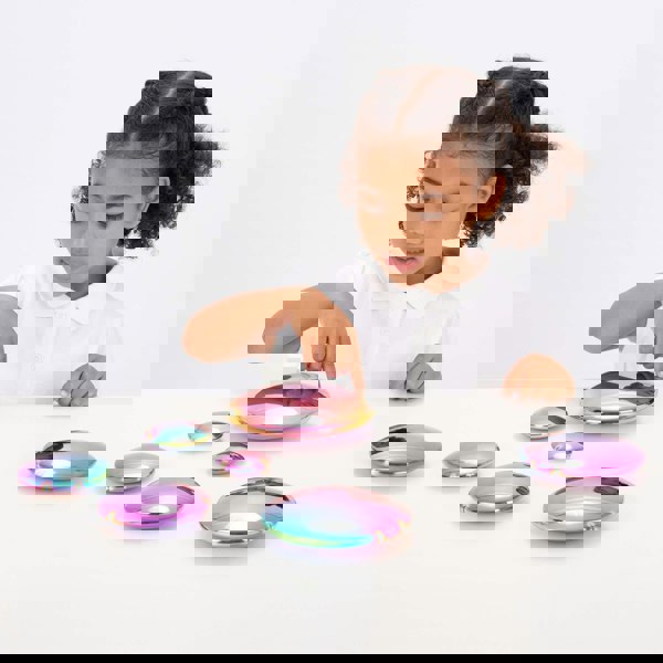 tickit Sensory Steel Colour Burst Buttons