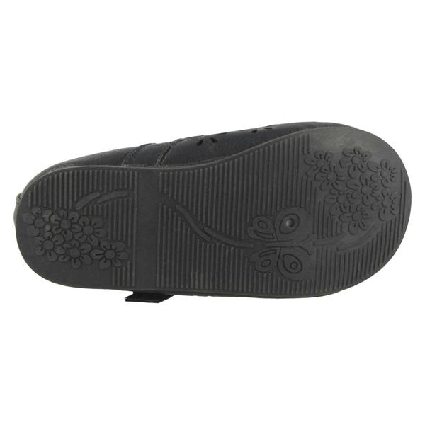 Spot On Girls Spot On Flat Ballerina Shoes with Cut Out Flower Detail