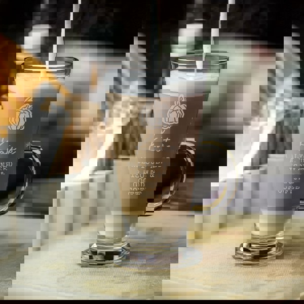 Personalised Memento Company Personalised Cafe Latte Glass