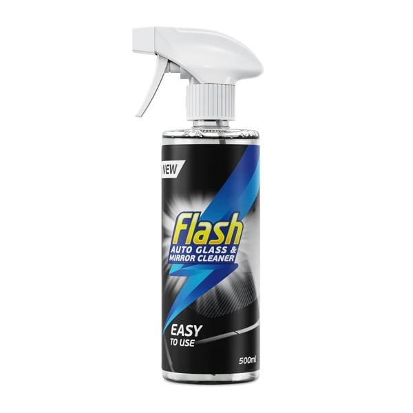 FLASH Glass & Mirror Cleaner Streak-Free Shine for Car Windows & Mirrors 500ml