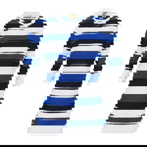 Hugo Boss Womens/Ladies Facuba Stripe Top - Blue/White/Black