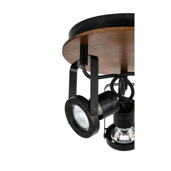 COSYLYTE Riverton 3 Light Matt Black Spotlight
