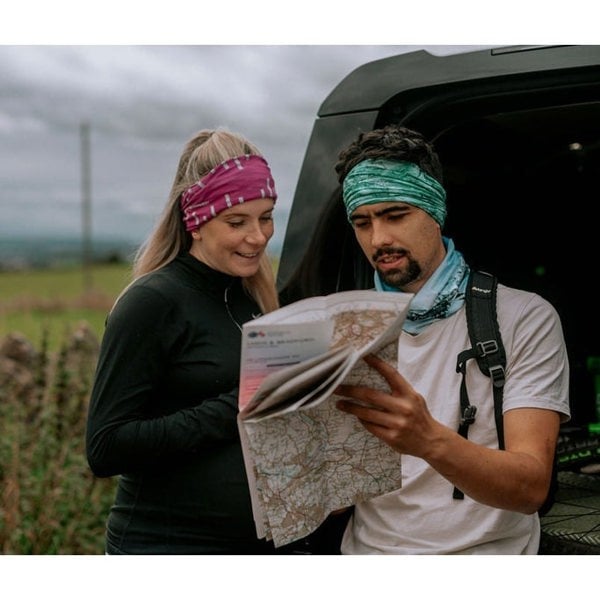 RUFFNEK Reflective Hi Vis Pink Snood Tube Scarf