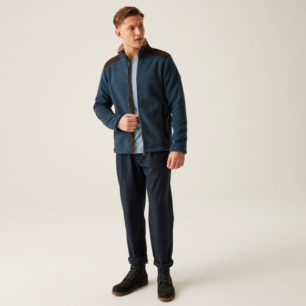 Regatta Mens Faversham Full Zip Fleece Jacket - Navy