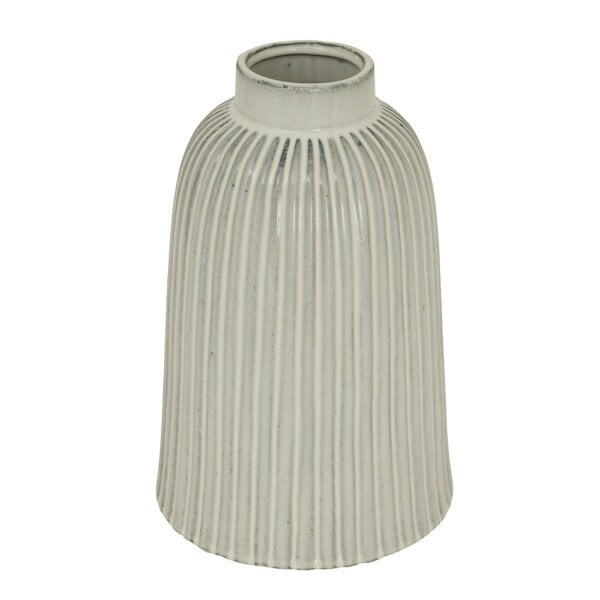 Wyld Haus Forge Medium White Ceramic Bell Vase