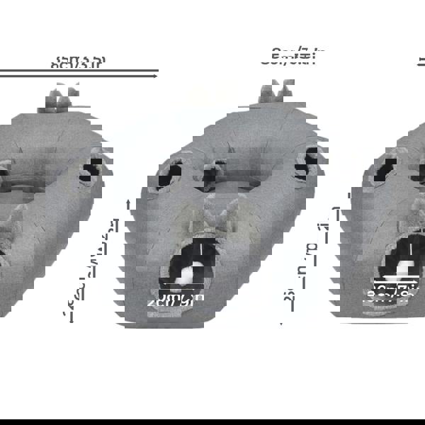 Skylos Foldable Cat Tunnel Bed Interactive Donut Toy for Indoor Cats Kittens