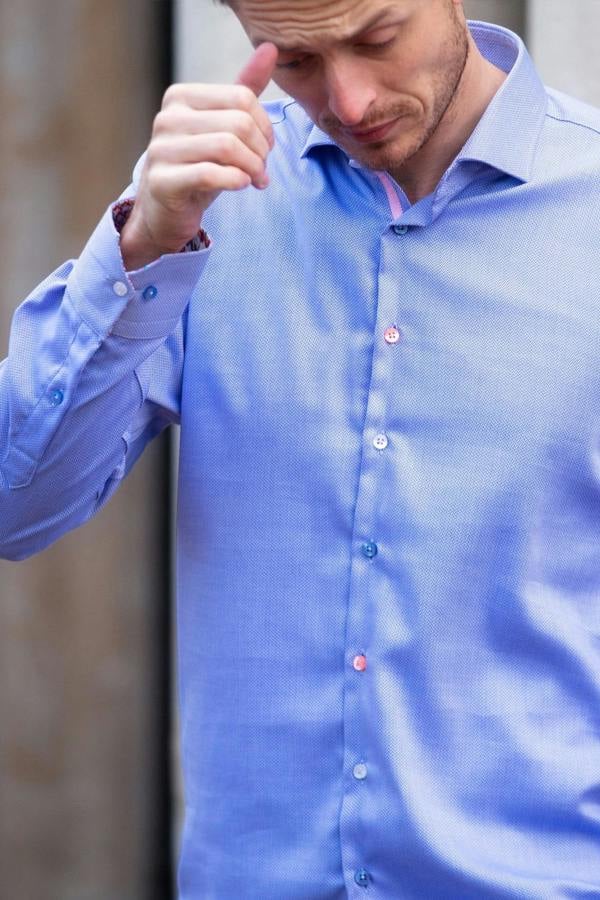CLASSIC NON-IRON SHIRT TEXTURE SHIRT – Premium Men's Patterned Shirt by Claudio Lugli | Bold Design, Tailored Fit, Best Printed Shirts