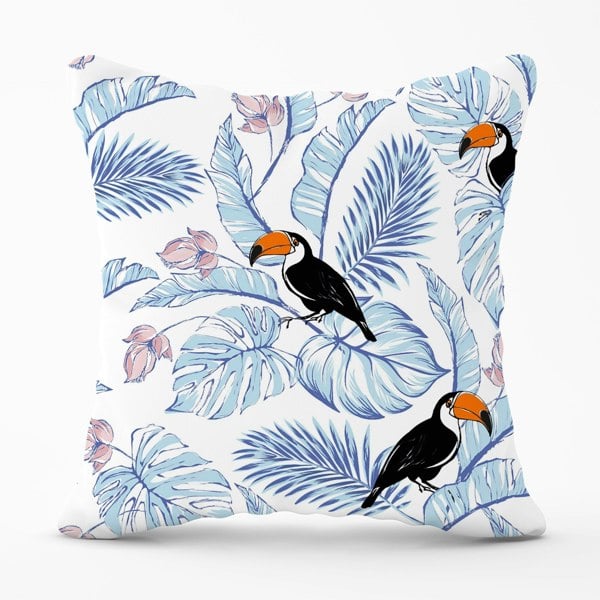 Warren Reed Tropical Toucan Cushions