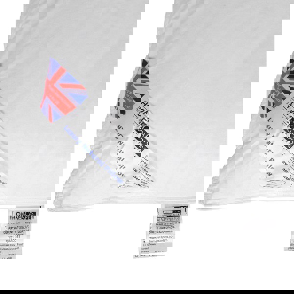 HOMESCAPES White Duck Down Pillow