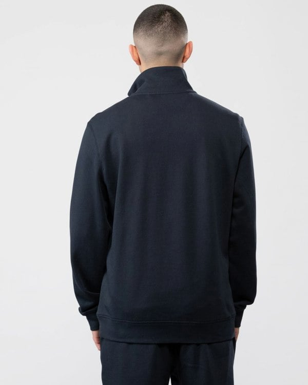 BOSS Orange Zetrust Mens 1/4 Zip Sweatshirt - Dark Blue 404