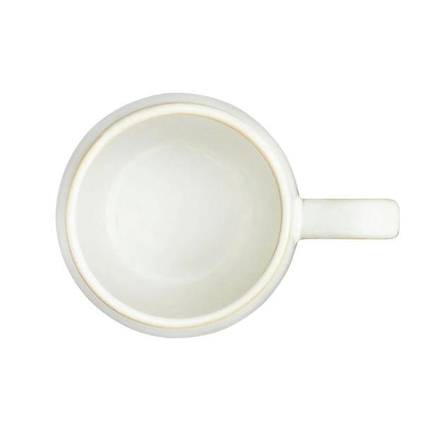 Cooks Professional Set of 4 Nordic Stoneware Mugs | 350ml | White