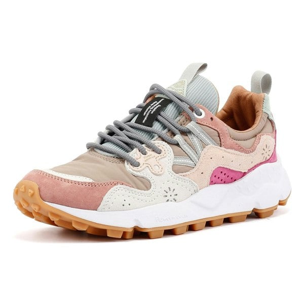 Flower Mountain Yamano 3 Women's Trainers - Grey/Pink