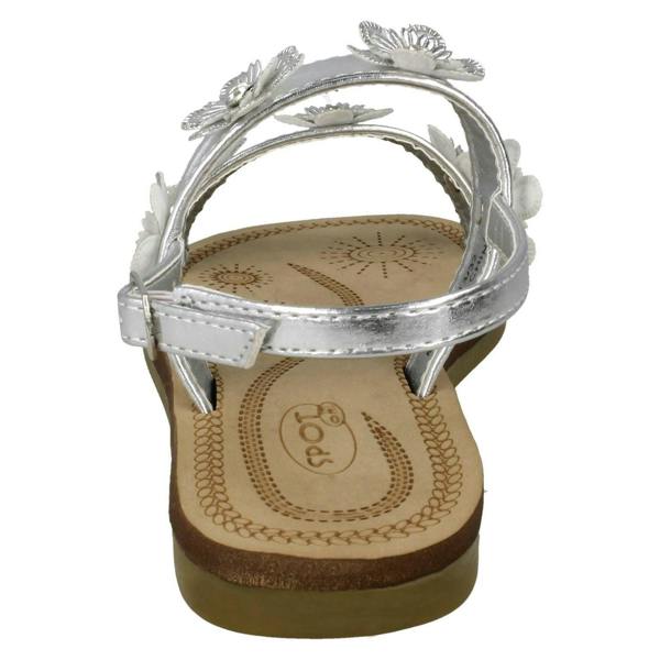Spot On Girls Spot On Slingback Flowery Sandals