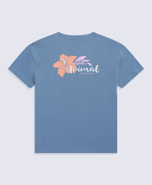 Animal Womens Leena Newquay T-Shirt - Blue