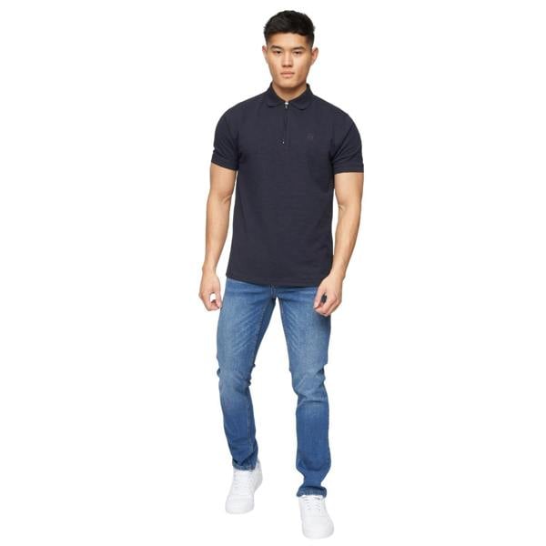 Crosshatch Mens Malcom Slim Jeans - Blue - 