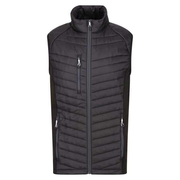 Regatta Mens Navigate Quilted Hybrid Gilet - Navy/Seal Grey