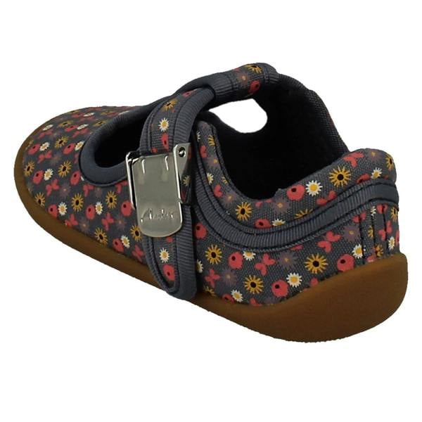 Clarks Girls Clarks Canvas T-Bar Roamer Fly T