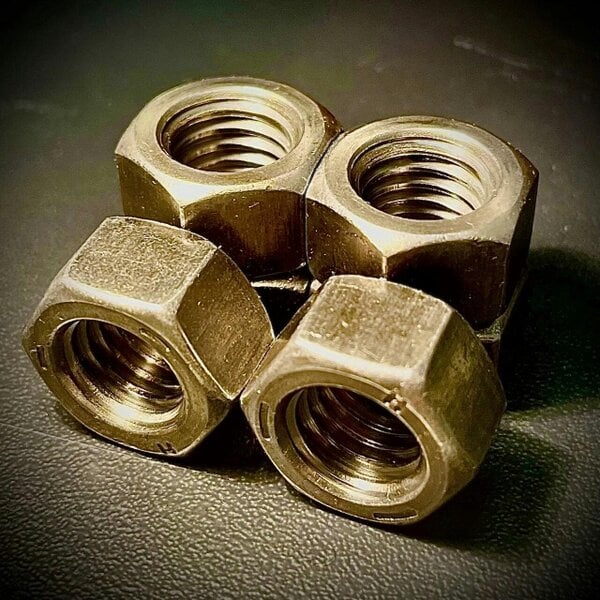 Fixaball UNC 10/24 Hex Full Nut Self Colour Grade 5/ 8.8 DIN 934